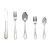 Import High quality stainless steel silver and gold plated flatware set wholesale cutlery set wedding from China