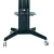 Import High Quality TV Trolley Stand Mount Black Design Monitor LCD TV Floor Stand Mobile Cart with DVD Shelf from China