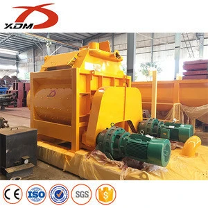 High Quality Twin Shaft JS1000 China Cheap Concrete Mixer 1m3