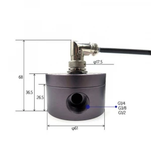 High quality volume flow meter,  internal thread gear flow sensor