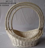 High quality white willow craft wedding baskets
