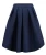 Import High Quality Woman High Waisted A-Line Flare Pocket Pleated Midi Skirt from China