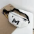 Import Hip hop style large adult cotton waist bag teenager outdoor black white canvas fanny pack from China