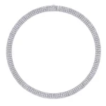Hip Hop VVS Diamond Miami Shiny Diamond Cuban Chain Women 925 Sterling Silver Thin Necklace Moissanite Cuban Link Bracelet