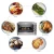 Import home bakinig toaster electric oven 25L with convection and rotisserie from China