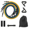Home Fitness Strength Training Elastic Rope Fitness 11 Pcs Resistance Bands Set