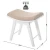 Import home furniture ottoman wooden stool footrest from China