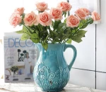 Home& wedding decoration silk rose flowers artificial flower