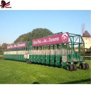 Horse racing starting gate and training gate
