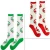 Import Hosiery Manufacturers Super Mario Power-Up Mushroom Knee High Socks, New & Official Funky Womens Knee High Socks from China