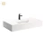 Import Hot Sale Artificial Stone Resin Wall Mounted Bathroom Sink from China
