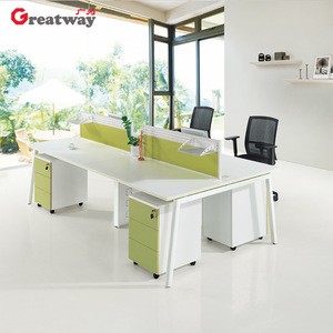 Hot Sale Call Center Cubicle Design Office Desk Modern Office Partition 4 Seats Office Workstation Cubicle