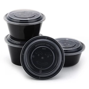 Hot sale hot box food transport container food containers microwave safe round containers
