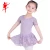 Import Hot sale leotard snow cyan Round neck lace U-back short sleeve lace skirt leotard training wear Performance clothing 5804 from China