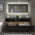 Import Hot Sale luxury Artificial marble french bathroom vanity cabinet from China