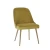 Import Hot sale  Nordic style velvet fabric cover golden chromed leg silla de comedor velvet design dining chair from China