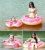 Import Hot Sale Summer Water Game PVC Inflatable Donut Swimming Ring from China