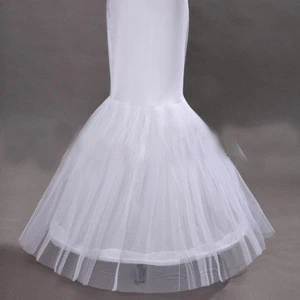Hot sale top quality under wear underskirt mermaid  petticoat for Wedding dress bridal gown  MPB1