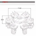 Hot sale!Beam light Par light aluminum outdoor concert stage lighting truss system