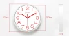 Hot Sell Antique Style Quartz Decorate Wall Clock Decorative Quiet Digital Round Wall Clock For Living Room