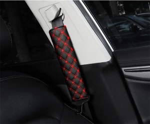 Hot sell dull polish soft car seat belt decorative shoulder pads