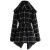 Import Hot Sell Women Fashion Turn Down Collar Long Sleeve Casual Plaid Wool Coat from China