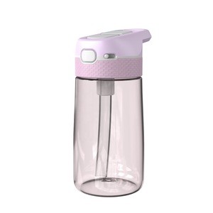 Hot Selling American Tritan Plastic Cup with Straw BPA Free Water Bottle for School Kids