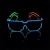 Import Hot Selling El Products Light Flashing Neon El wire party glasses For Dancing Party from China