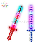 Hot selling led light toys kids sword, Flashing mini mosaic sword with sound