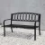 Import Hot selling modern style solid metal steel outdoor garden park bench chair from China