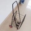 Hot selling Portable Folding Dolly Trolley , Grocery Metal Foldable Luggage Shopping Cart