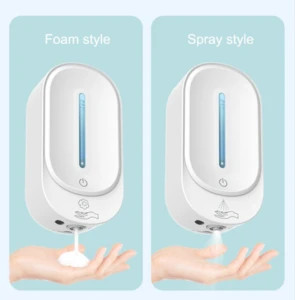 Hot Selling Two Style Wall Mounted Automatic Touchless Hand Liquid Sanitizer Dispenser Foam liquid Soap Dispenser