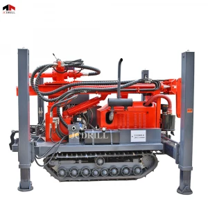 Hot selling water bore well rig with DTH drilling