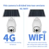 Hot Selling WiFi CCTV Camera  Smart Security Devices 1080P 4G/WIFI 2.0 MP Outdoor Dome IP Solar WiFi CCTV Camera