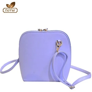 Hot women leather messenger bag fashion bucket type shoulder sling bag in 9 colors for choosing