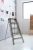 Import Household Folding Modern Home Step Ladder Living Room Storage Rack Transparent PC Plating Frame Ladder from China