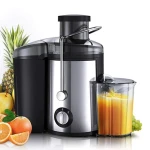 Household portable electric 800W juicer large-caliber fruit and vegetable juice extractor