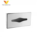 Householder Polished Stainless Steel Foot Pedal Waste Bin 3L