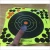 Import Hybsk Targets 8 inch Reactive Self Adhesive Shooting Targets Bright Fluorescent Yellow Target Pasters from China
