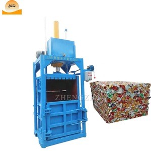 hydraulic cardboard baler machine for plastic waste paper pet bottle baling press machine
