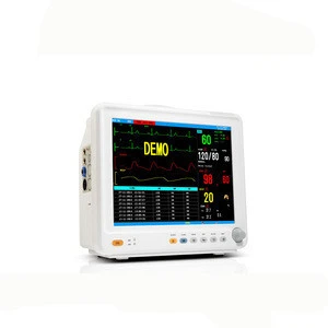 ICU CCU ambulance 6 parameter 12.1 inch patient monitor with CE