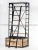 Import Industrial Commercial Iron Wood Bookshelf With Ladder And Two Wooden Drawers from India