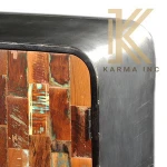 Industrial reclaimed wood sideboard