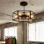 Import Industrial style black iron clear glass shade ceiling mount lamp with e27 bulbs from China