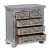 Import Industrial vintage Solid carved wood with storage bedroom furniture dresser from India