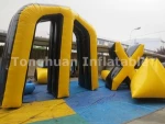 Inflatable paintball bunkers