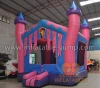 Inflatable toys for kids pink castle style bouncer castle