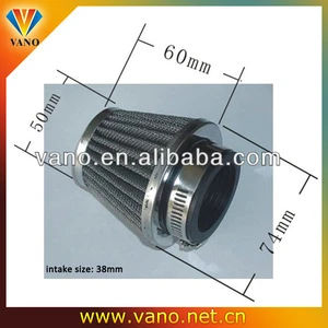 intake size 38mm universal motorcycle air filter gy6 50cc