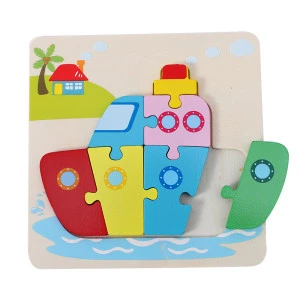 intelligence jigsaw puzzle toys 3d wooden jigsaw puzzle animals Educational Learning Toys For Kids