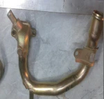 Iron Coolant water coolant pipe , Used for hyundai auto parts cooling hose flange